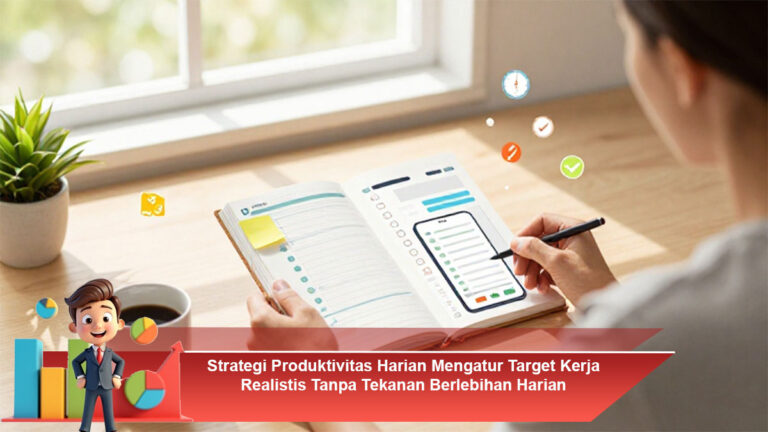 Strategi-Produktivitas-Harian-Mengatur-Target-Kerja-Realistis-Tanpa-Tekanan-Berlebihan-Harian