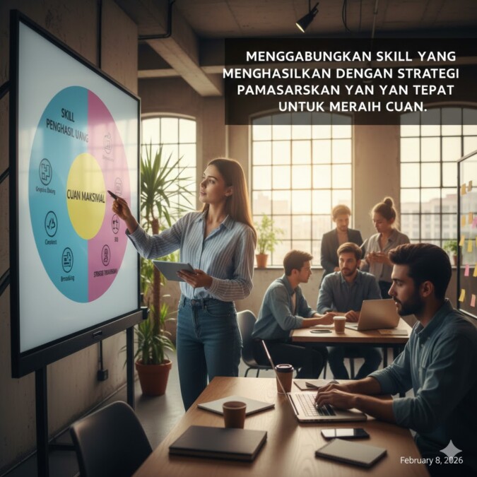 Menggabungkan Skill yang Menghasilkan Dengan Strategi Pemasaran Yang Tepat Untuk Meraih Cuan
