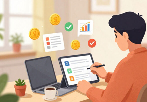 Cara-Mendapatkan-Uang-Tambahan-Dengan-Mengisi-Survei-Online-Berbayar-Secara-Rutin