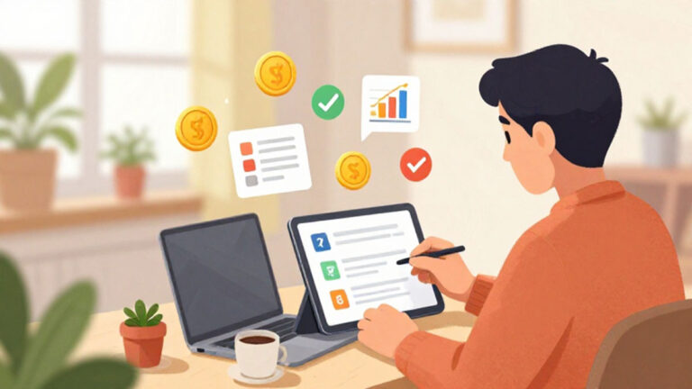 Cara-Mendapatkan-Uang-Tambahan-Dengan-Mengisi-Survei-Online-Berbayar-Secara-Rutin